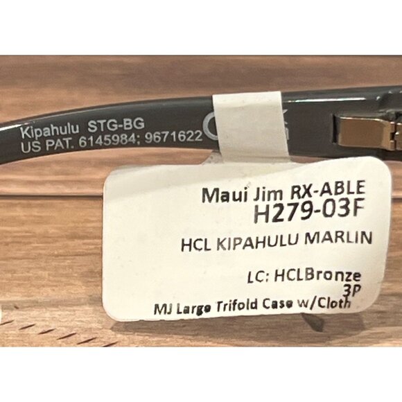 Maui Jim RX-Able HCL Kipahulu Marlin Sunglasses H279-03F Made In Italy - Picture 5 of 10
